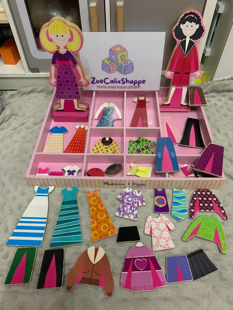Melissa doug magnetic wooden dress up doll Hobbies Toys Toys