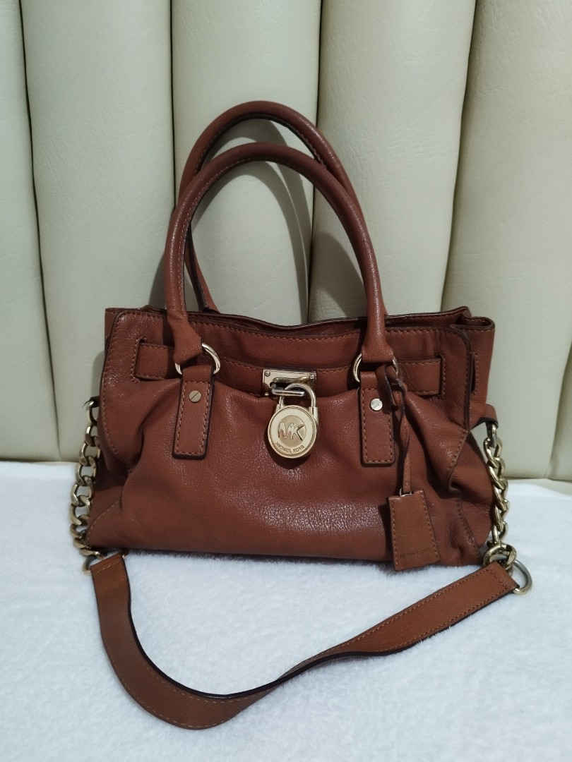 AUTHENTIC MICHAEL KORS Hamilton Medium Satchel 2-Way Bag, Luxury, Bags &  Wallets on Carousell