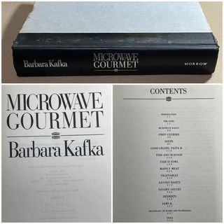 Microwave Gourmet by Barbara Kafka 1987 | Cookbook / Recipe Book