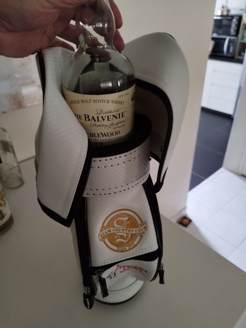Golf bag wine holder clearance