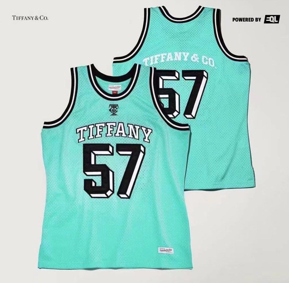 Mitchell Ness X Tiffany Basketball Jersey Blue Swingman Carousell