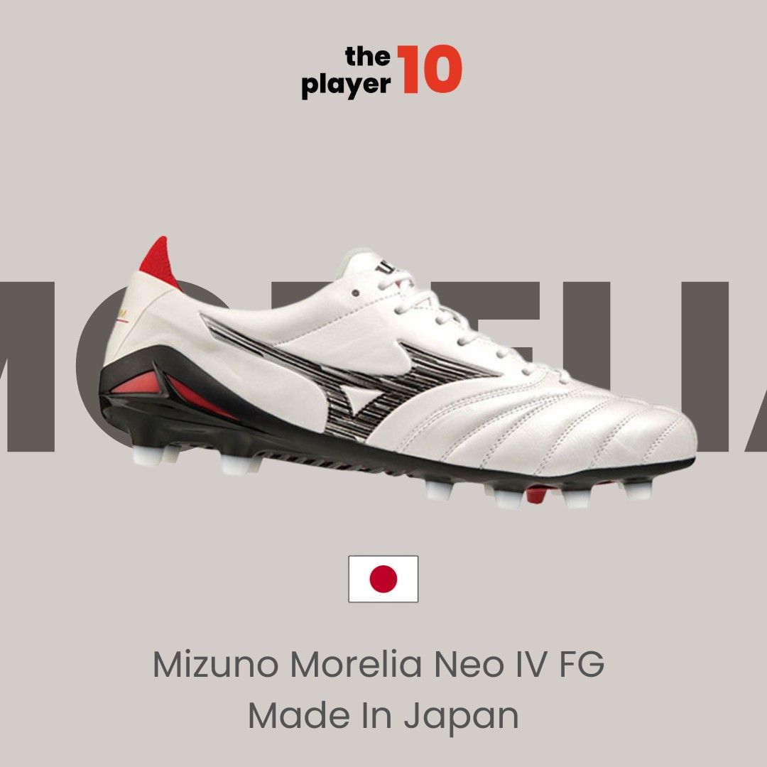 Mizuno Morelia Neo 4 Beta & Non Beta Made In Japan FG|SG Mix White