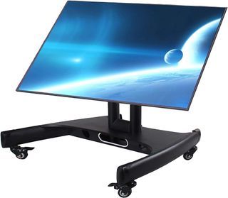 Mobile TV Mount Stand Low Height Monitor Cart with Wheels for 32-70 inch Flat Curved TV LED LCD