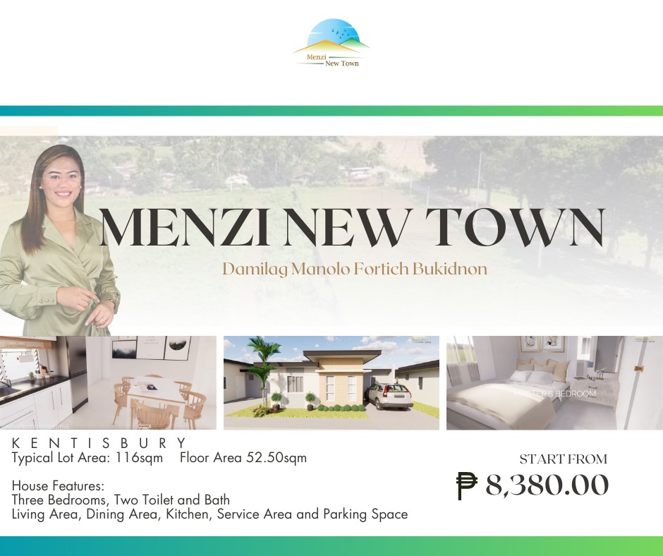 Modern Bungalow with three bedrooms in Damilag Manolo Fortich Bukidnon