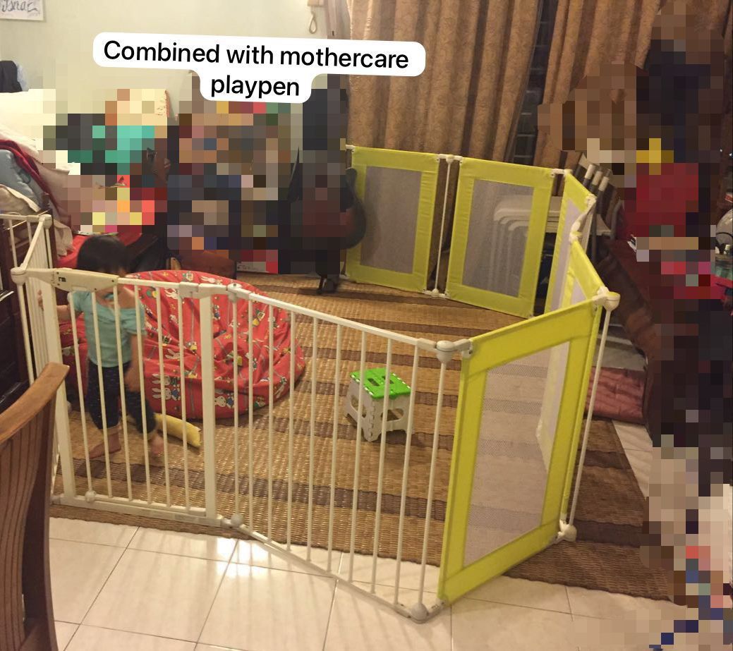 Mothercare fabric playyard play yard Playpen Play Fence Baby gate compatible with lindam