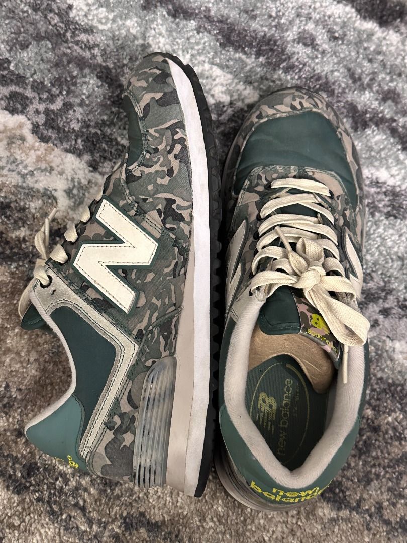 New Balance camo green Classic 574 (Limited Collection) on Carousell