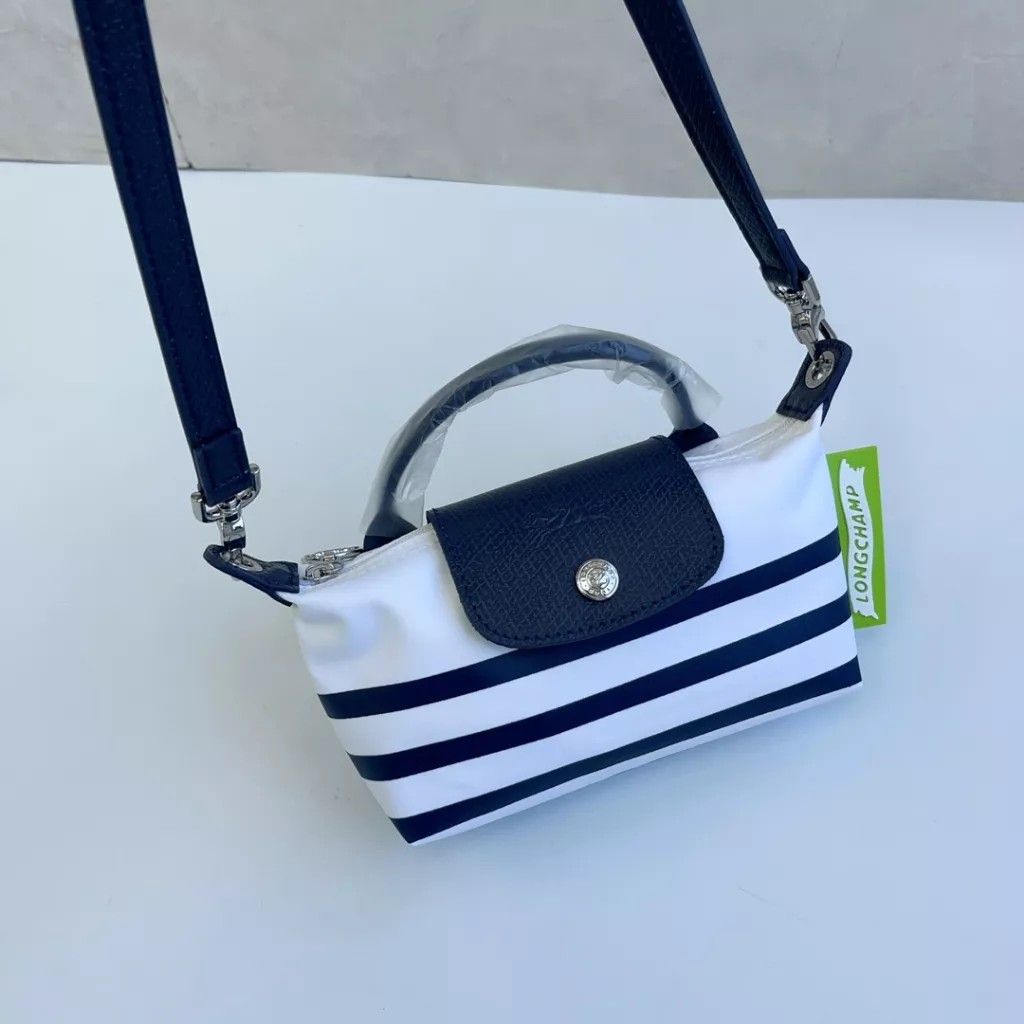 LE PLIAGE COLLECTION - Pouch in Navy/White (34205HDF165)