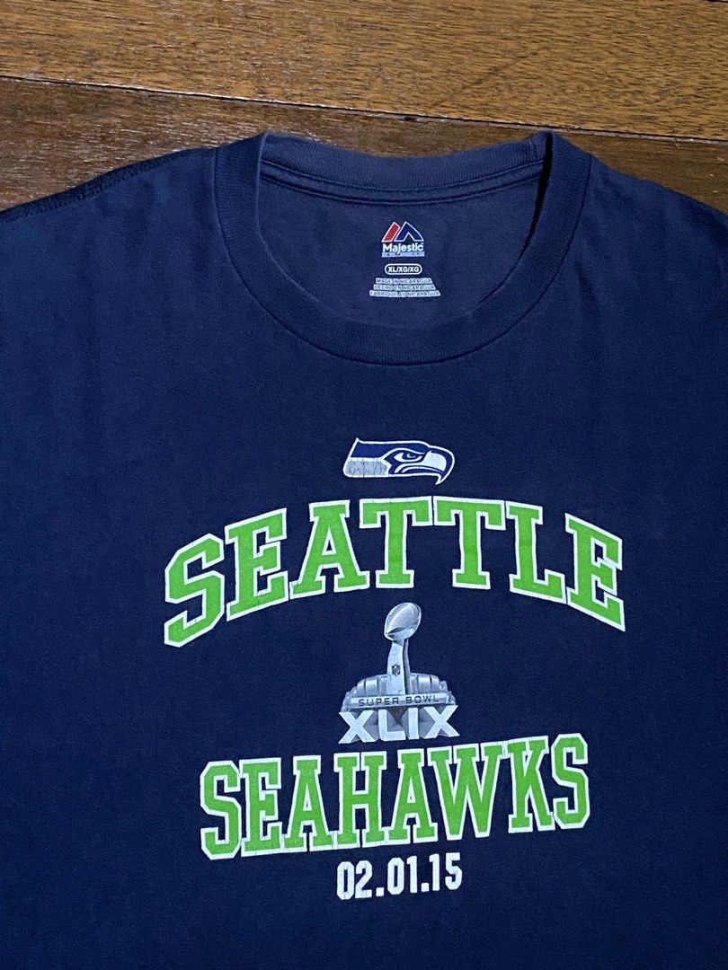 NFL SUPER BOWL XLVIII RING CHAMPIONS Seattle Seahawks Tshirt, Men's  Fashion, Tops & Sets, Tshirts & Polo Shirts on Carousell