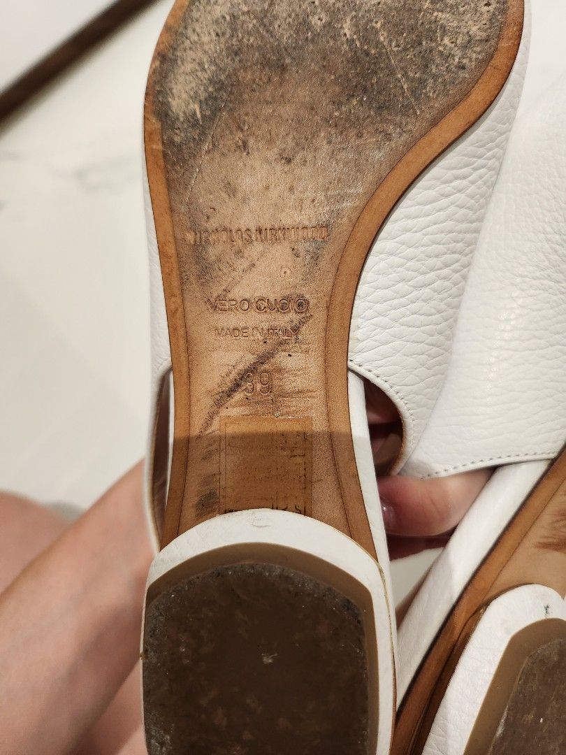 Nicholas kirkwood sales white mules