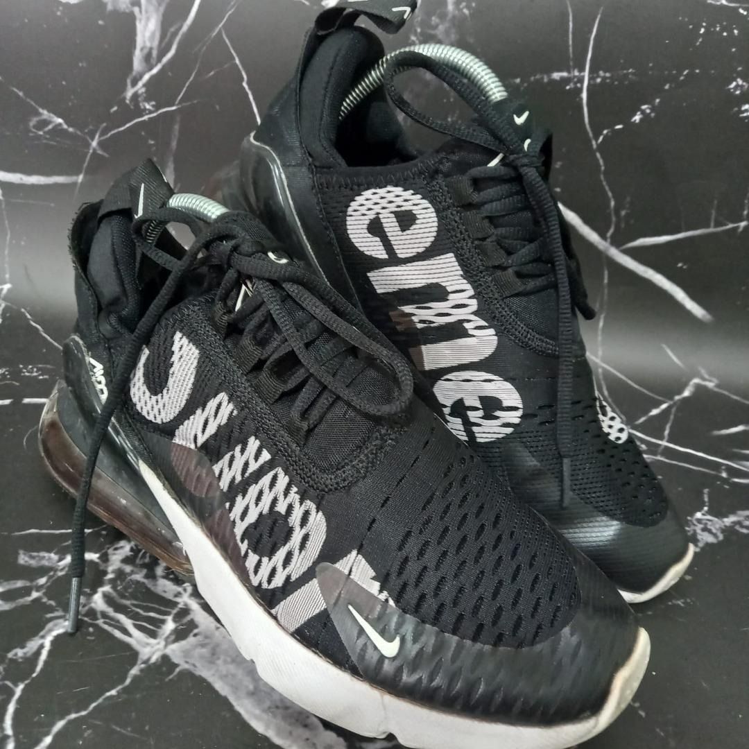 Nike air max 270 supreme black deals