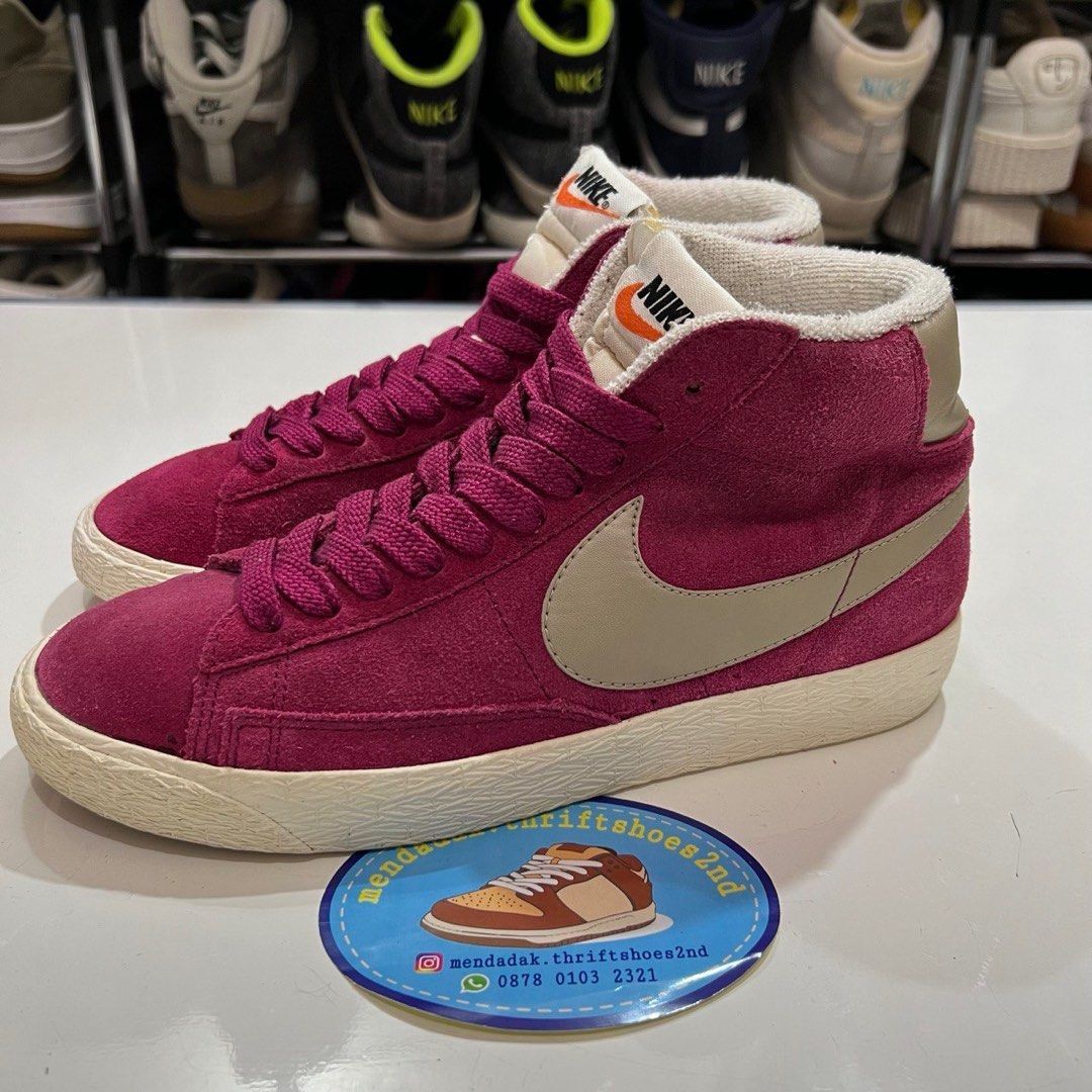 Nike blazer high marron hotsell