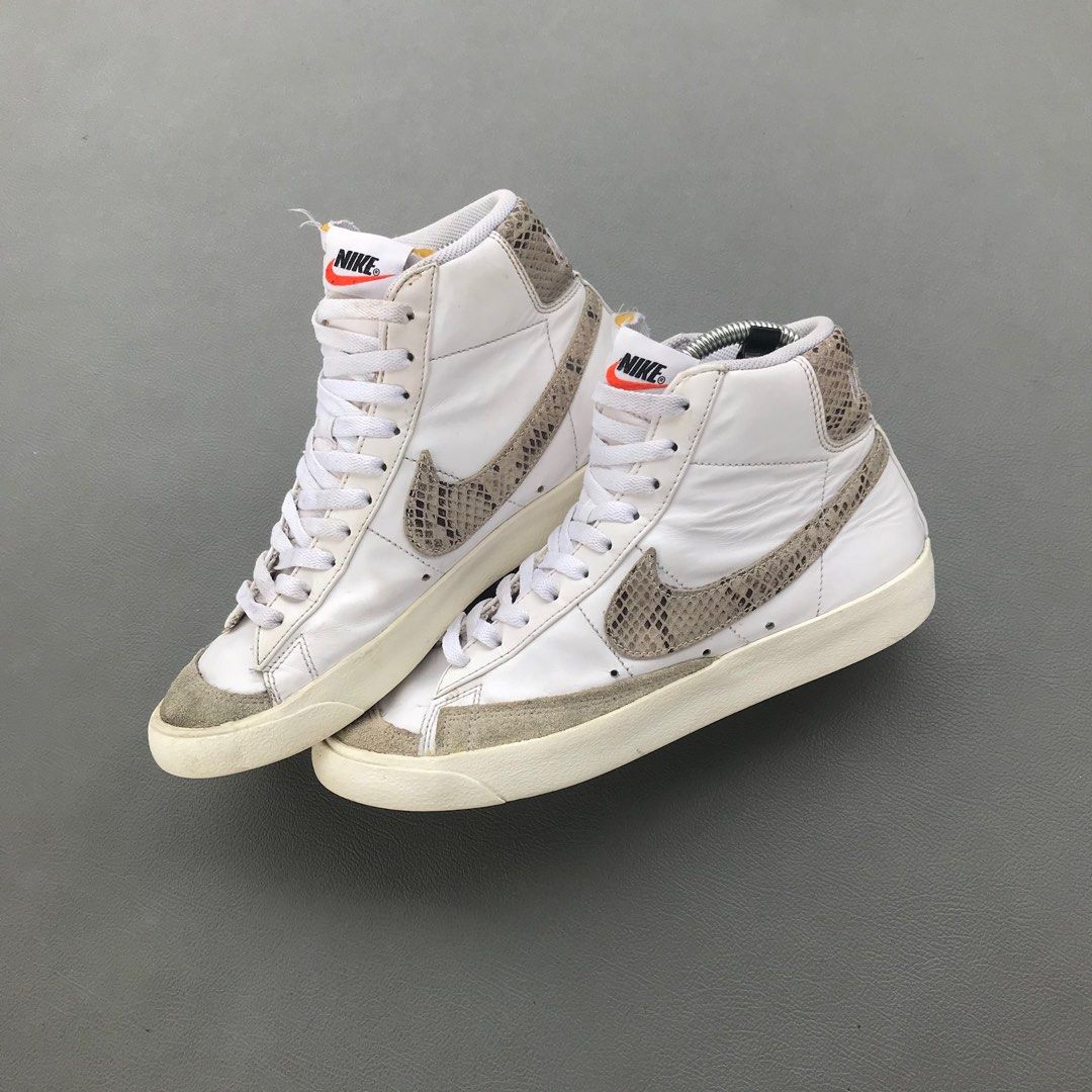 Nike Blazer Mid 77 Vintage Snakeskin Swosh Second Fesyen Pria Sepatu Sneakers di Carousell