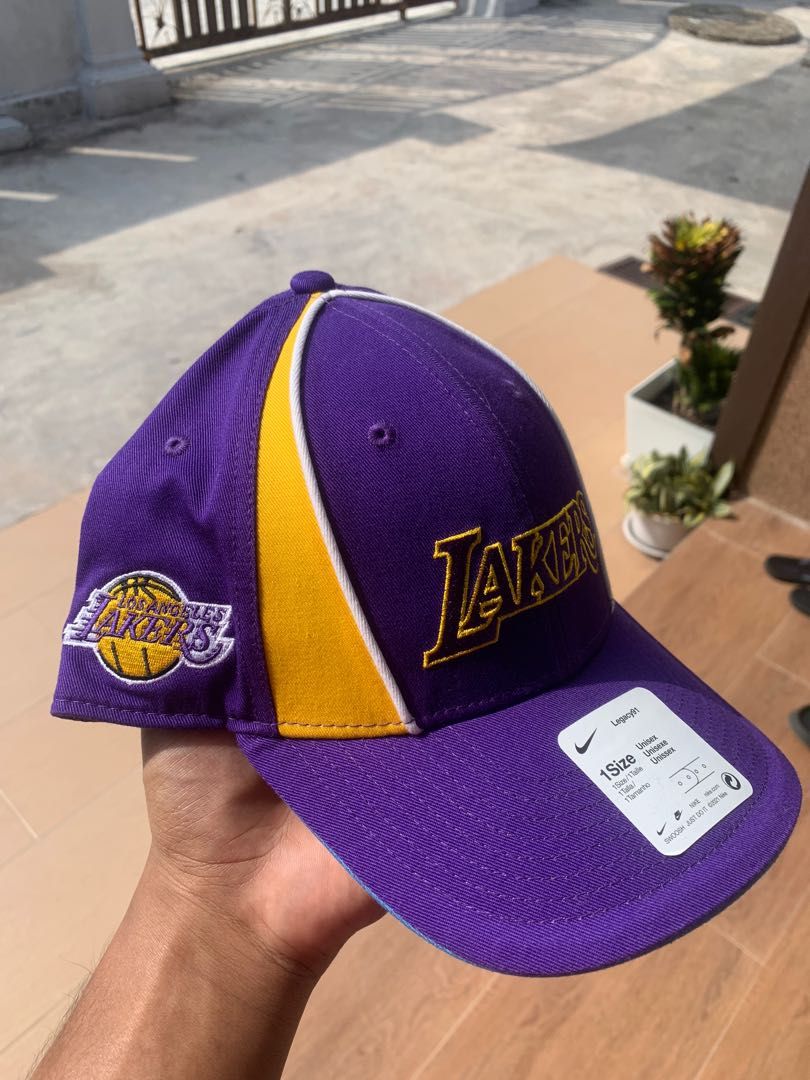 nike lakers heritage hat
