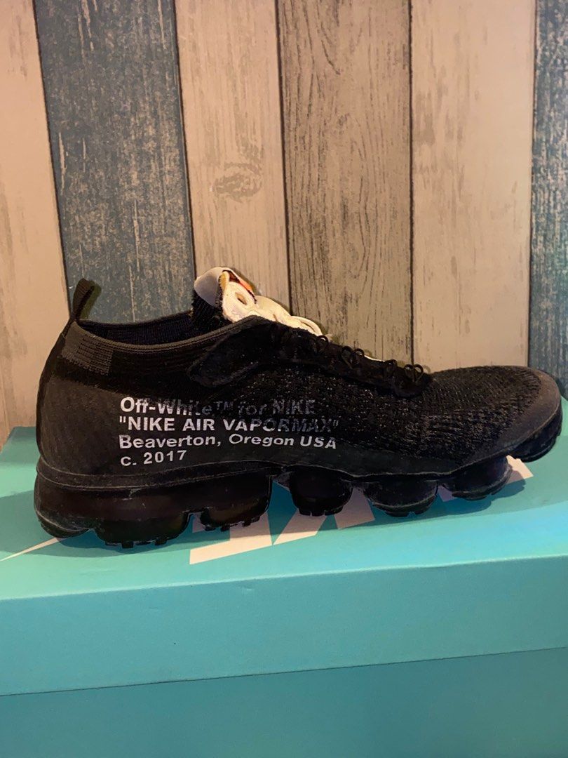Off white nike deals vapormax on feet