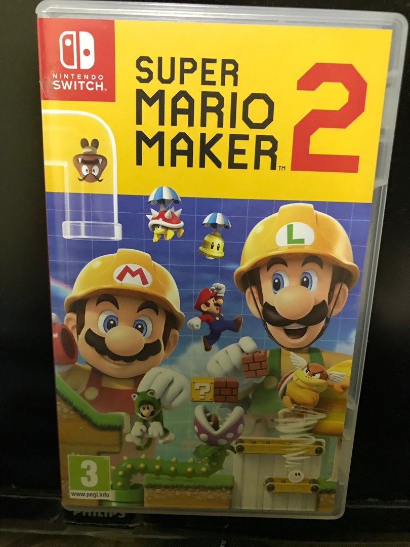 Nintendo Switch Game - Super Mario Maker 2, Video Gaming, Video Games,  Nintendo on Carousell