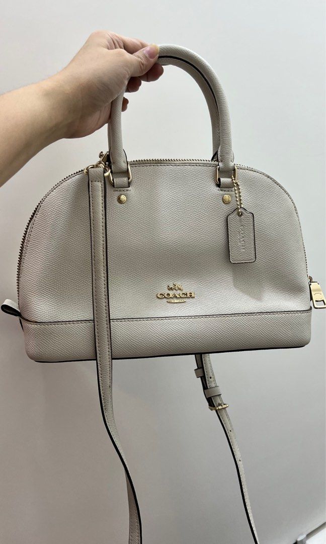 Original Coach F27583 Mini Sierra Satchel Dome Bag in Khaki