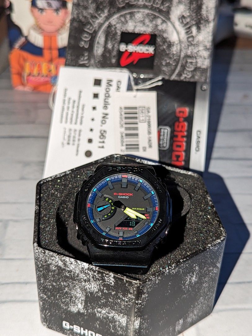 Original G SHOCK TMJ RGB ORIGINAL CUSTOM ONEPIECE ZORO AND