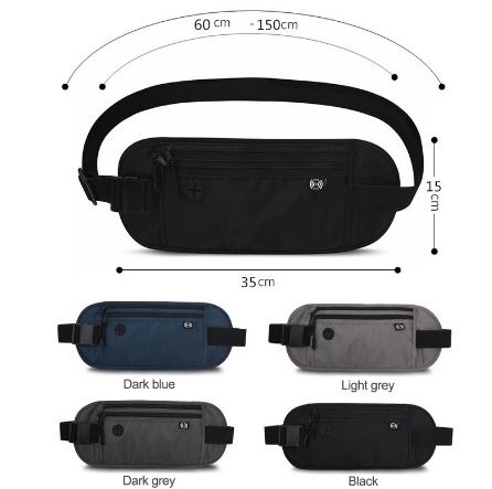 Waist wallet for deals men