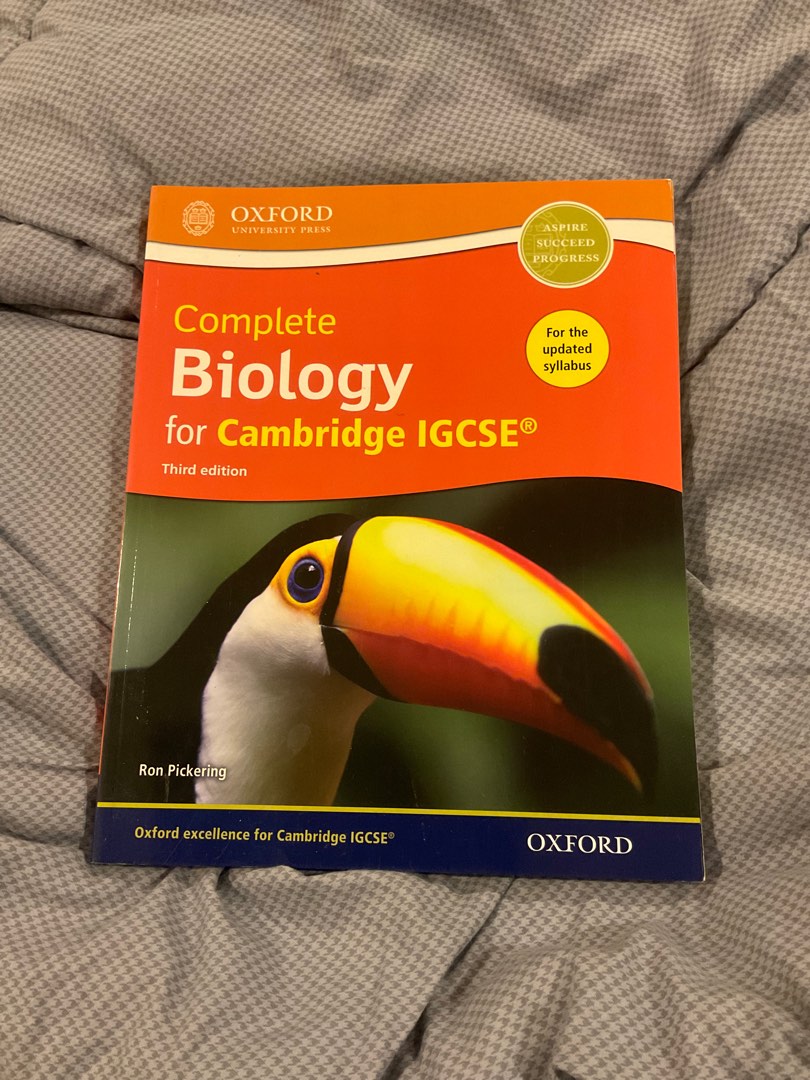 OXFORD COMPLETE BIOLOGY FOR CAMBRIDGE IGCSE THIRD EDITION TEXTBOOK