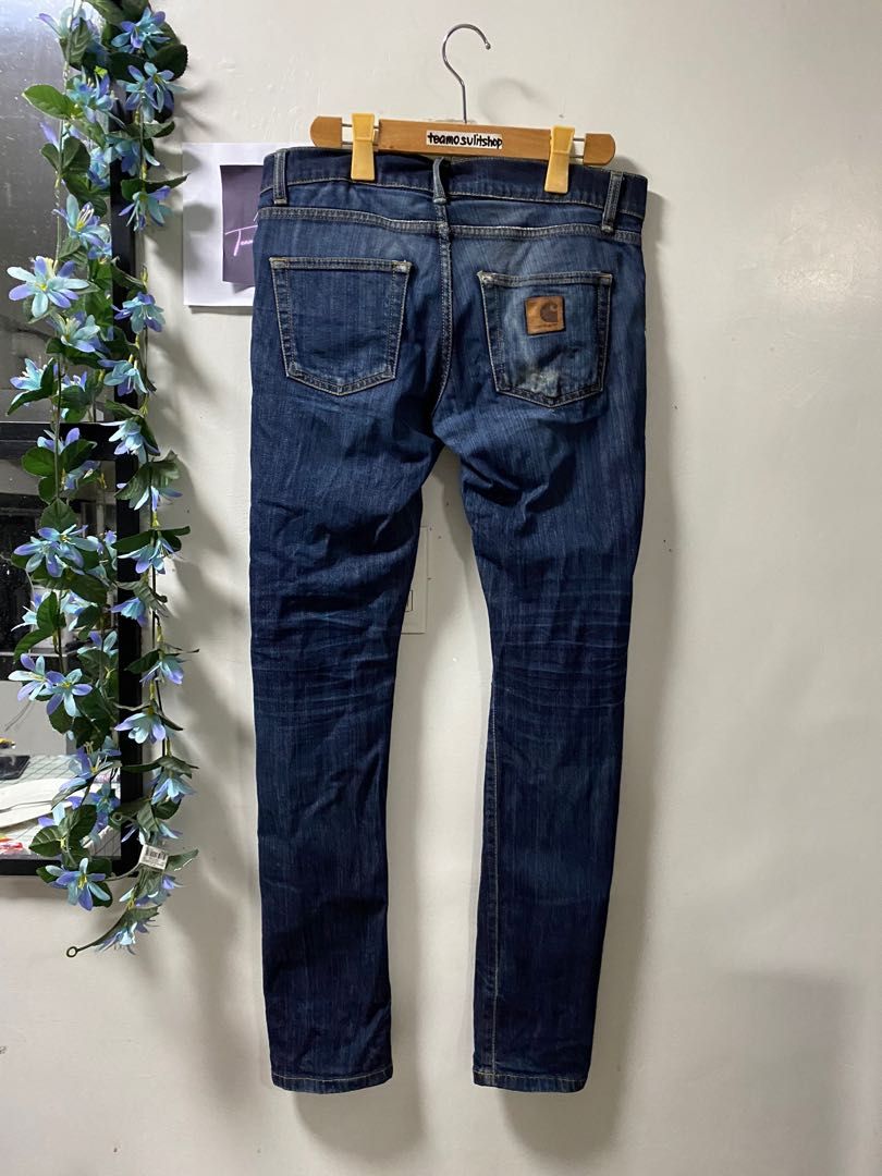 Pa77 CARHARTT REBEL JEANS PANTS SKINNY Men s Fashion Bottoms Jeans on Carousell