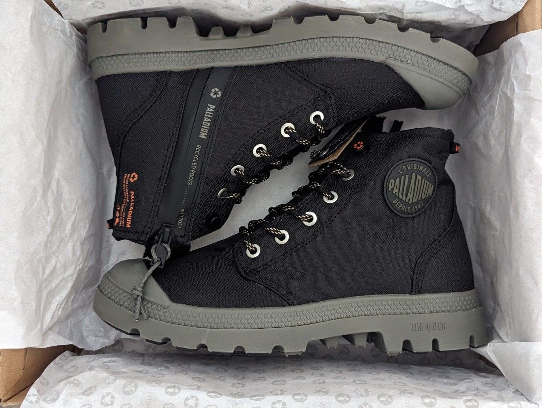 US6 Boots Palladium Waterproof with Zipper Unisex Men Women