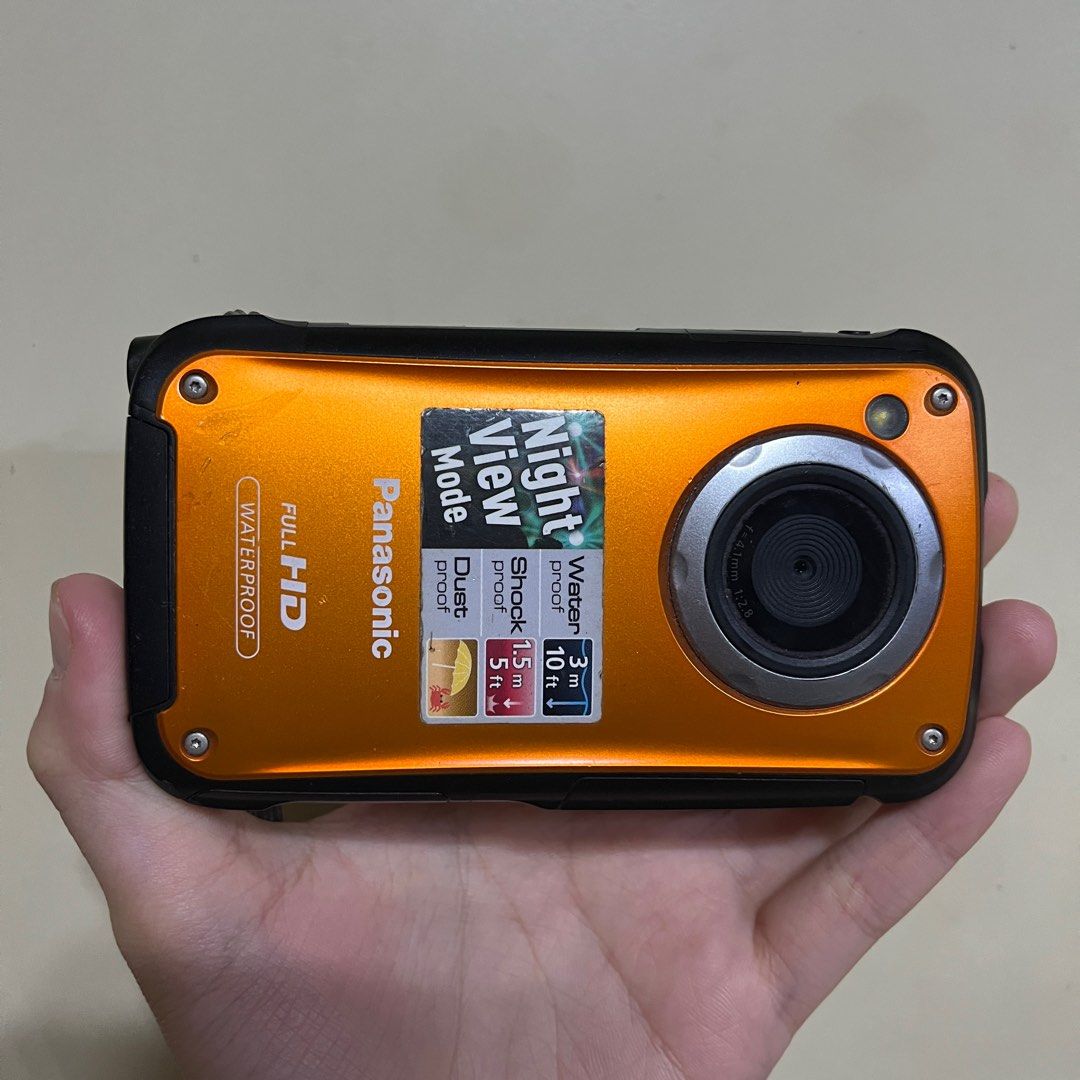 Panasonic HM-TA20 waterproof shockproof Digital Camera (Category: Cameras) located in Manila. Submitted by mmeowsz (Listing ID 1245201601, Image 2). Description: ✨Panasonic HM-TA20 ⤷ ₱6,000 ⤷ no issue ⤷ fully functional ⤷ inclusions: unit, battery, strap 1/4.1in CMOS sensor with 5.33Mpixels Full HD shooting SDXC-compatible SD memory slot 4x digital zoom Waterproof, shockproof and dustproof.