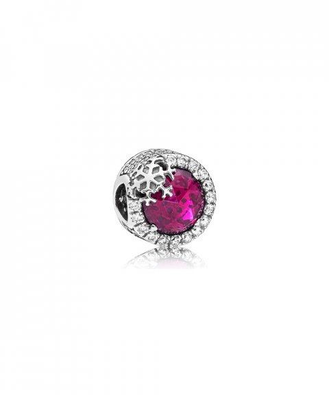 Pandora Authentic Dazzling Snowflake with Cerise Crystal Charm Women s Fashion Jewelry Organisers Charms on Carousell