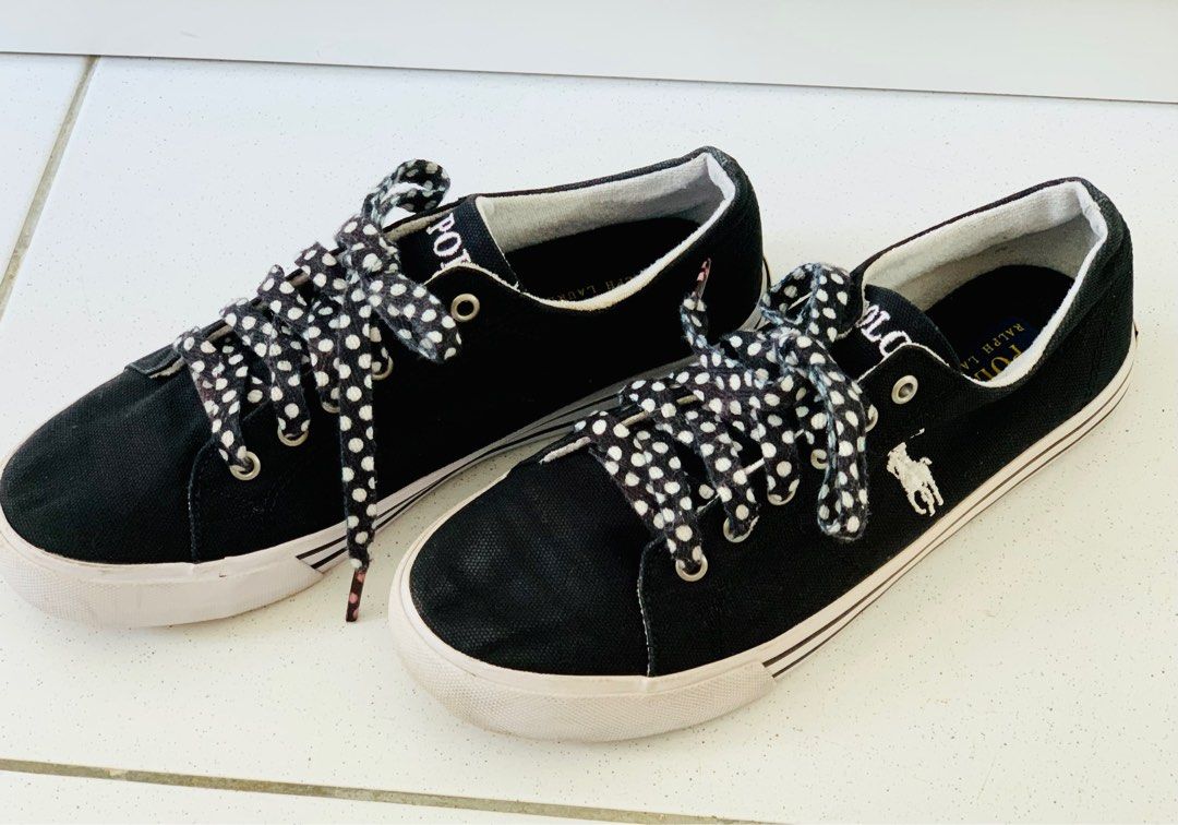 Ralph lauren on sale sneakers womens