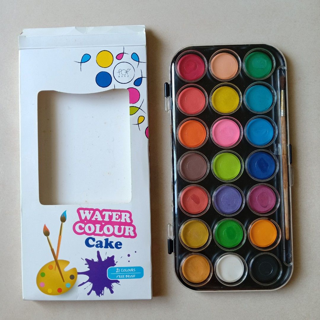Camel Water Color Cake ( 18 Colors) | Golden Tiger Stationery Store