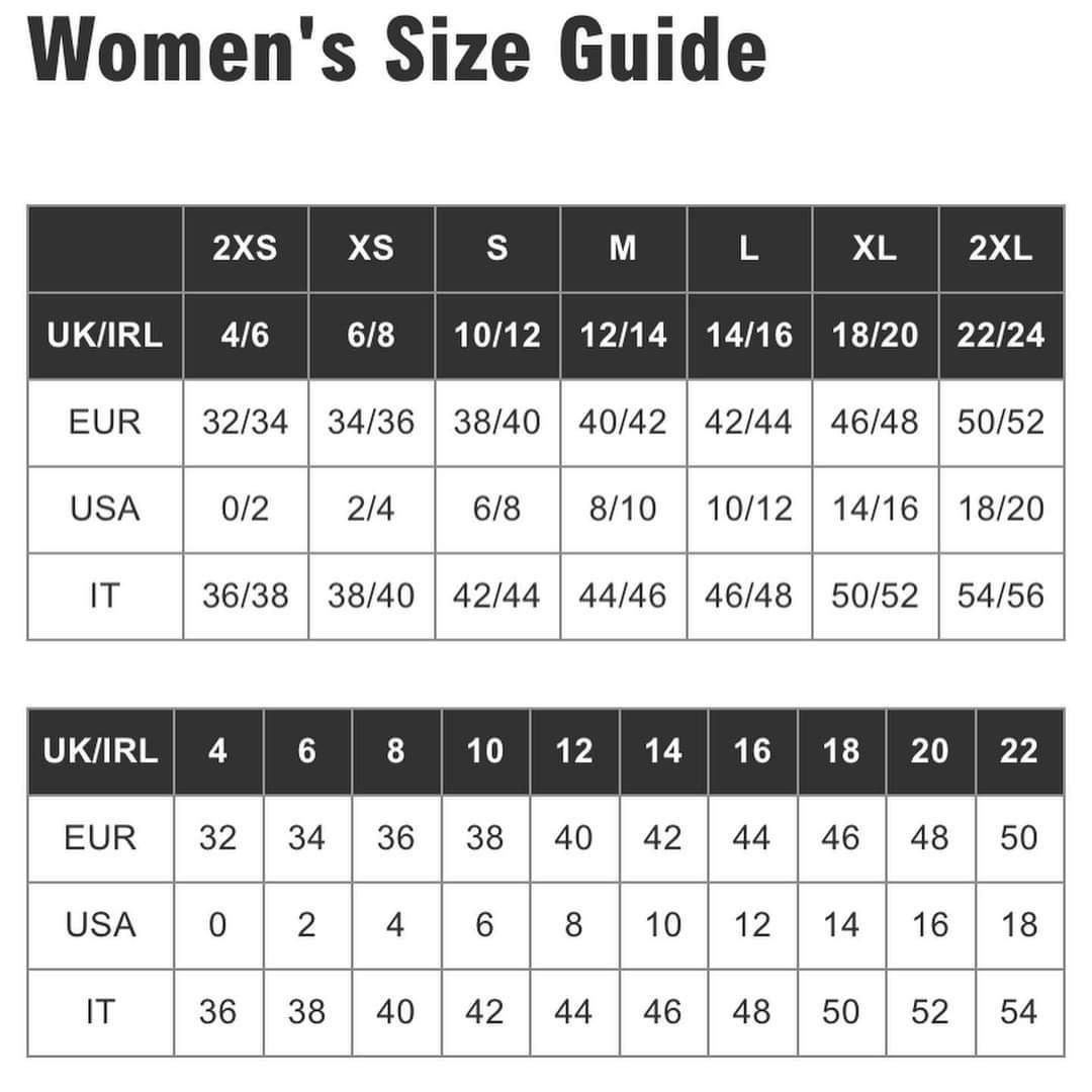 Primark pyjamas shop size chart