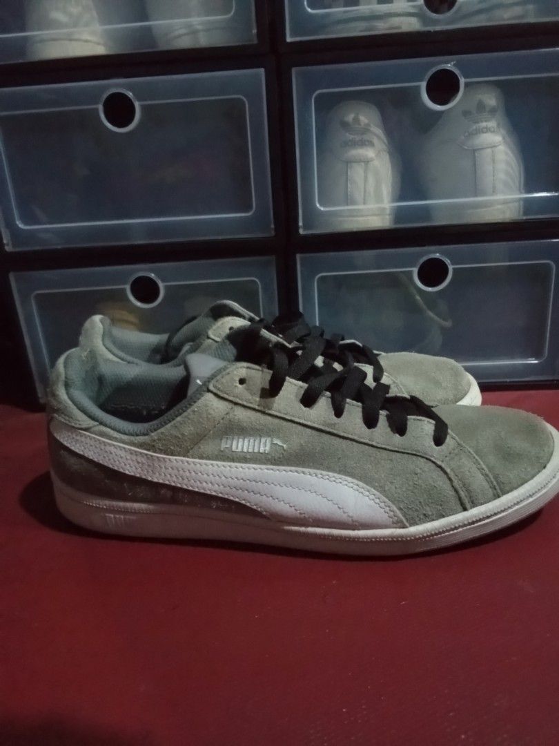 Puma smash hot sale sd grey