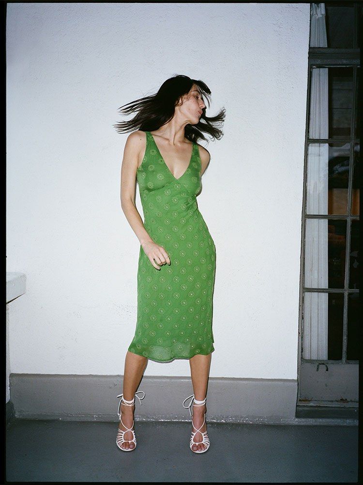 Realisation par discount green wrap dress