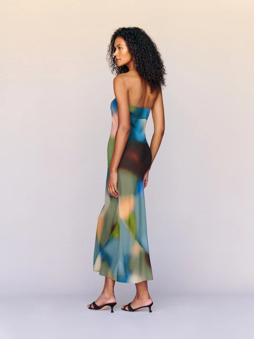 Reformation rainbow new arrivals dress