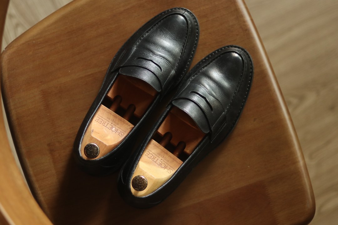 Regal Black Grain Loafers US 8 JP 26 Men s Fashion Footwear
