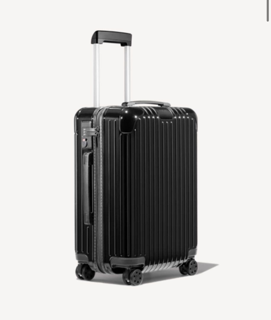 Rimowa Carry-On Luggage Black Gloss, Hobbies & Toys, Travel, Luggage on ...