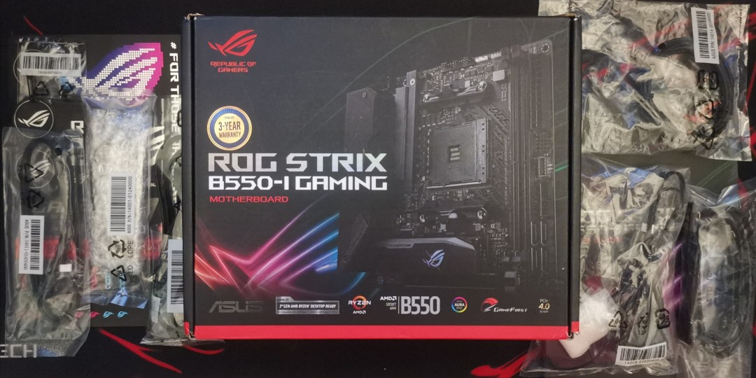 ROG Strix B550-I Gaming Motherboard, Computers  Tech, Parts  Accessories,  Computer Parts on Carousell