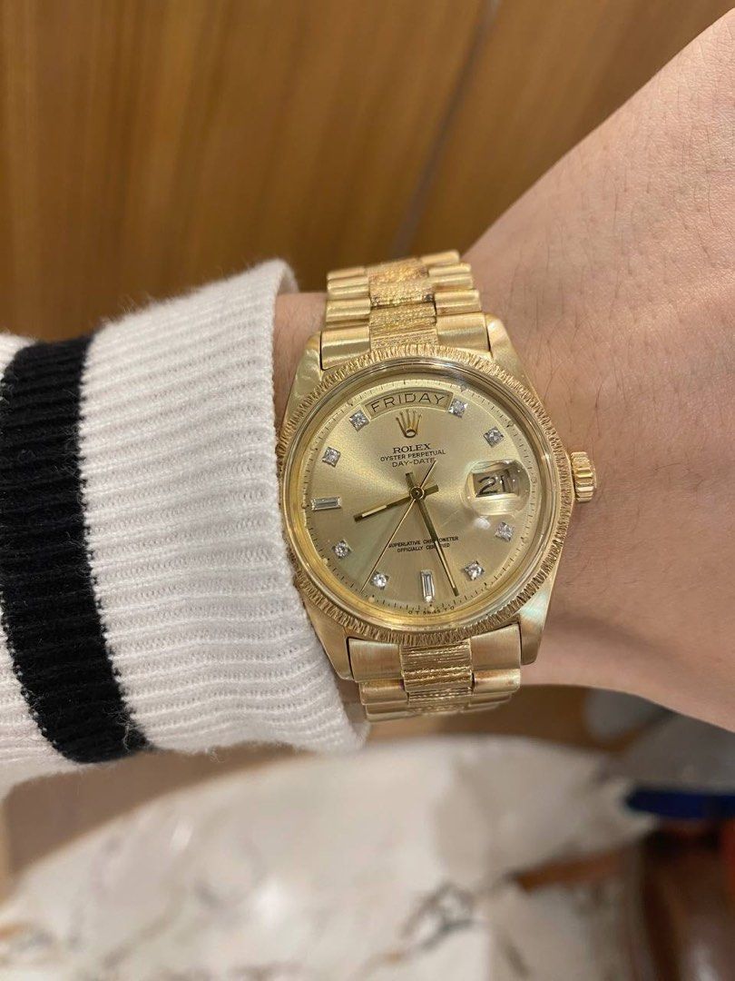 Rolex watch 18k 750 price deals