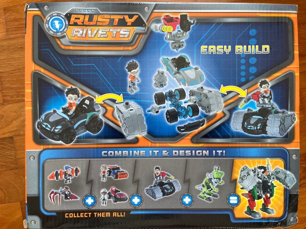 Clearance Rusty rivets easy build toy blaster tank build me rivet ...