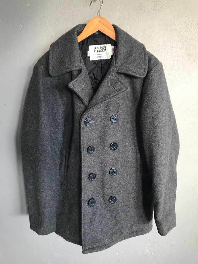 Schott shop patchwork peacoat