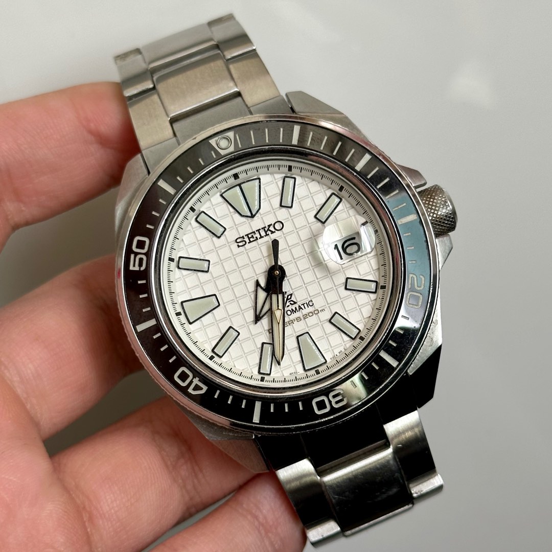 Seiko king clearance samurai white dial