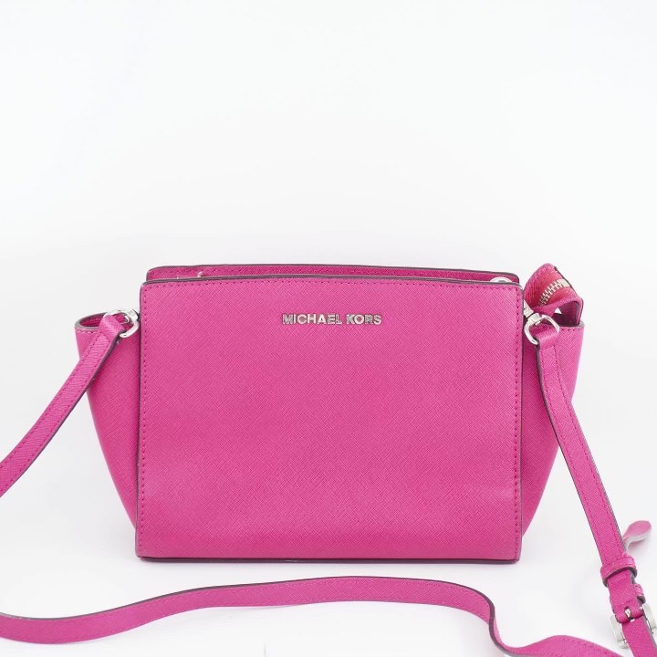 Selma Medium Saffiano Leather Crossbody