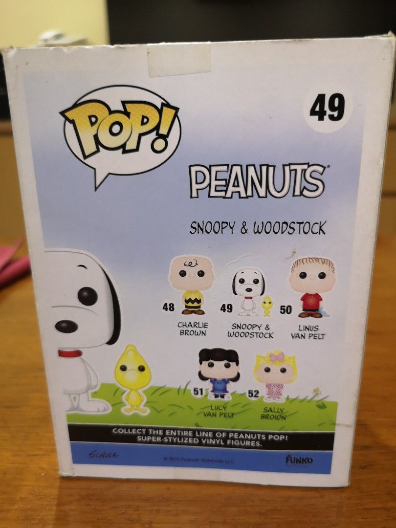 Snoopy and Woodstock funko Pop, Hobbies & Toys, Toys & Games on Carousell