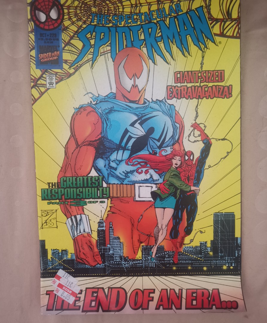 Spectacular Spider-Man #229 - Marvel 1995 - Vulture, Hobbies & Toys, Books  & Magazines, Comics & Manga on Carousell