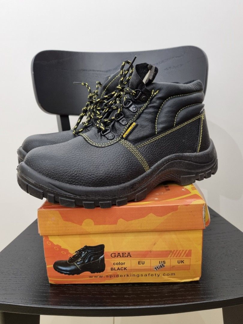 Spiderking Steel Toe Safety Shoes Size 11