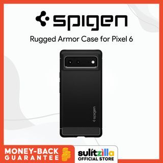 Spigen Rugged Armor Case for Google Pixel 6 - Matte Black
