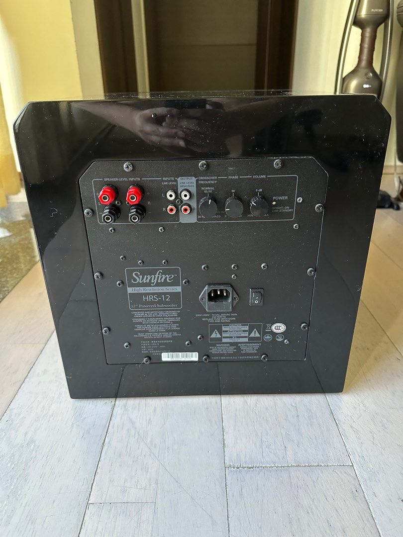 Sunfire HRS 12 subwoofer Soundbar