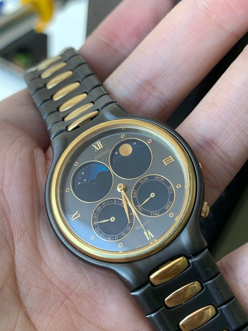 Seiko sun and moon store watch