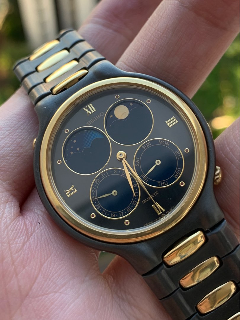 Seiko sun and hot sale moon
