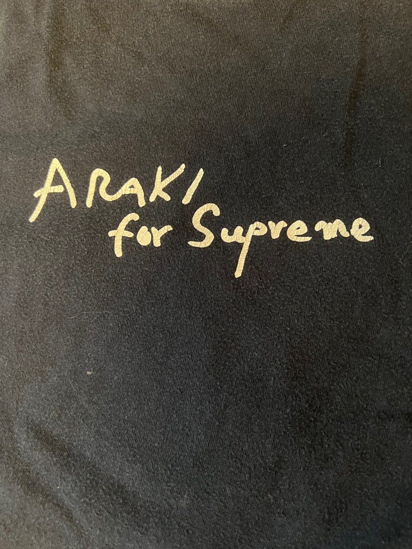 Supreme × Araki Rose Tee, 男裝, 上身及套裝, T-shirt、恤衫、有領衫
