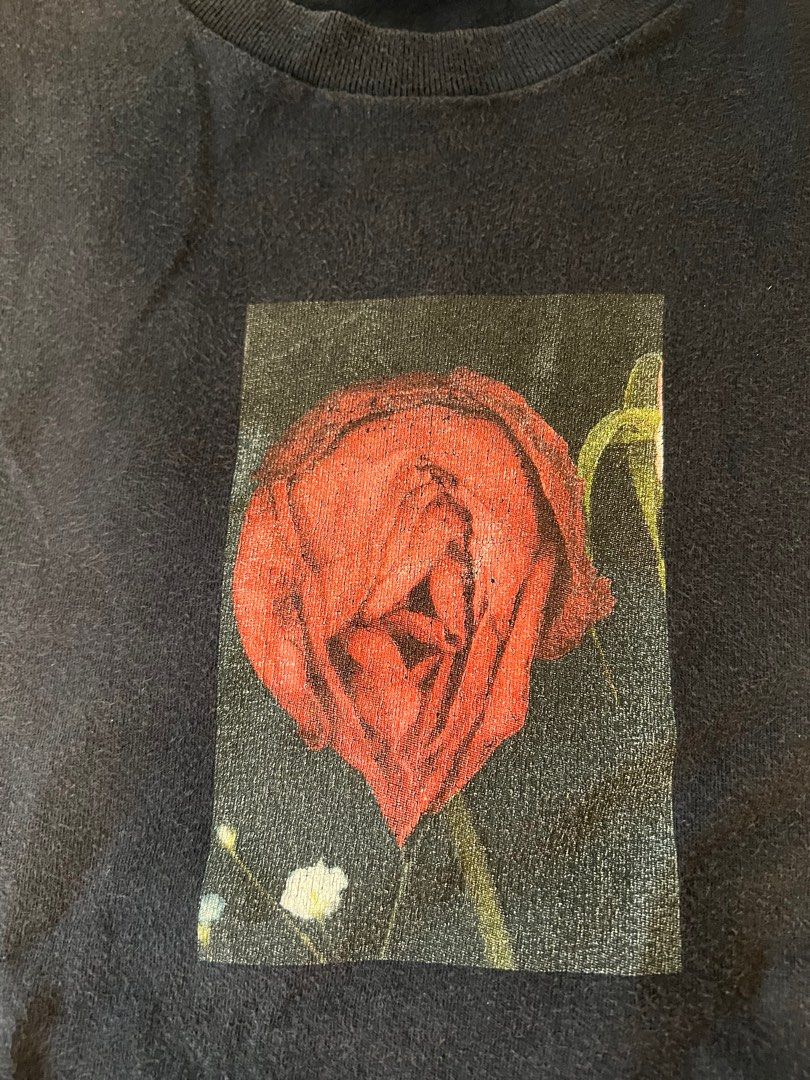 Supreme × Araki Rose Tee, 男裝, 上身及套裝, T-shirt、恤衫、有領衫